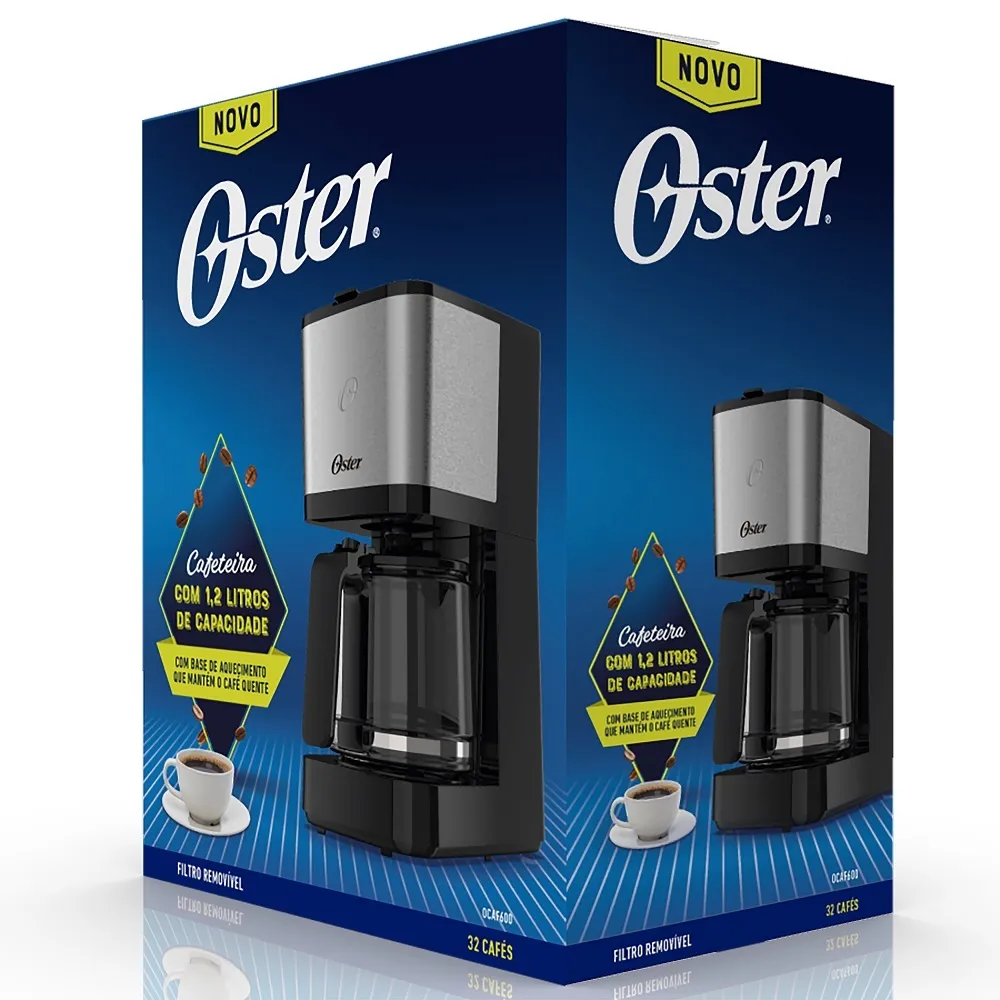 Cafeteira Oster Inox 1,2L
