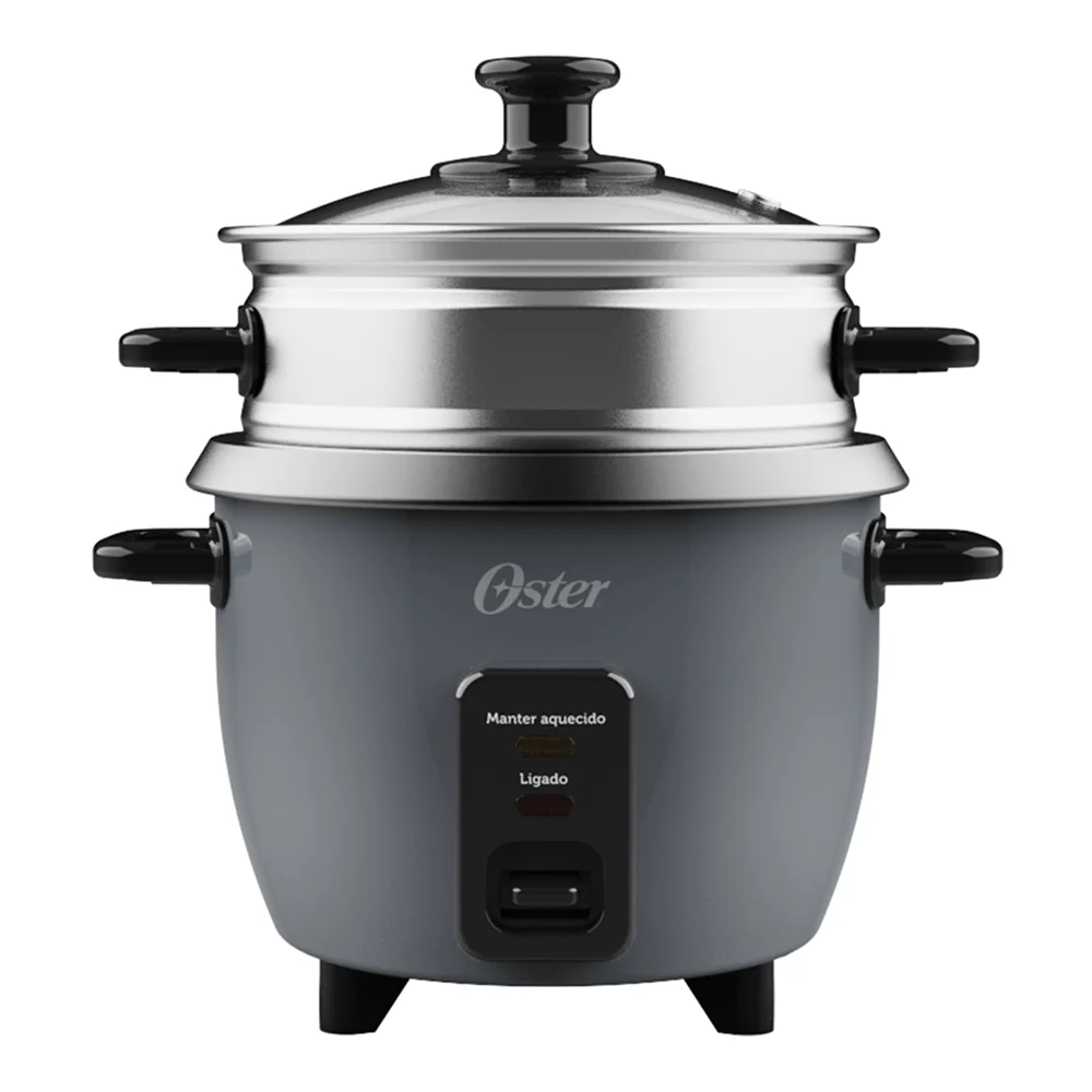Panela Elétrica de Arroz 0,6L Oster Grafite
