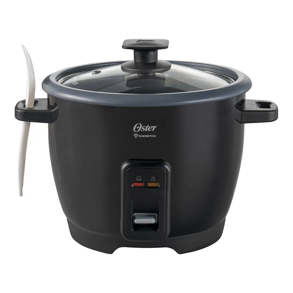 Panela Elétrica de Arroz DiamondTech 1,2L Oster Black